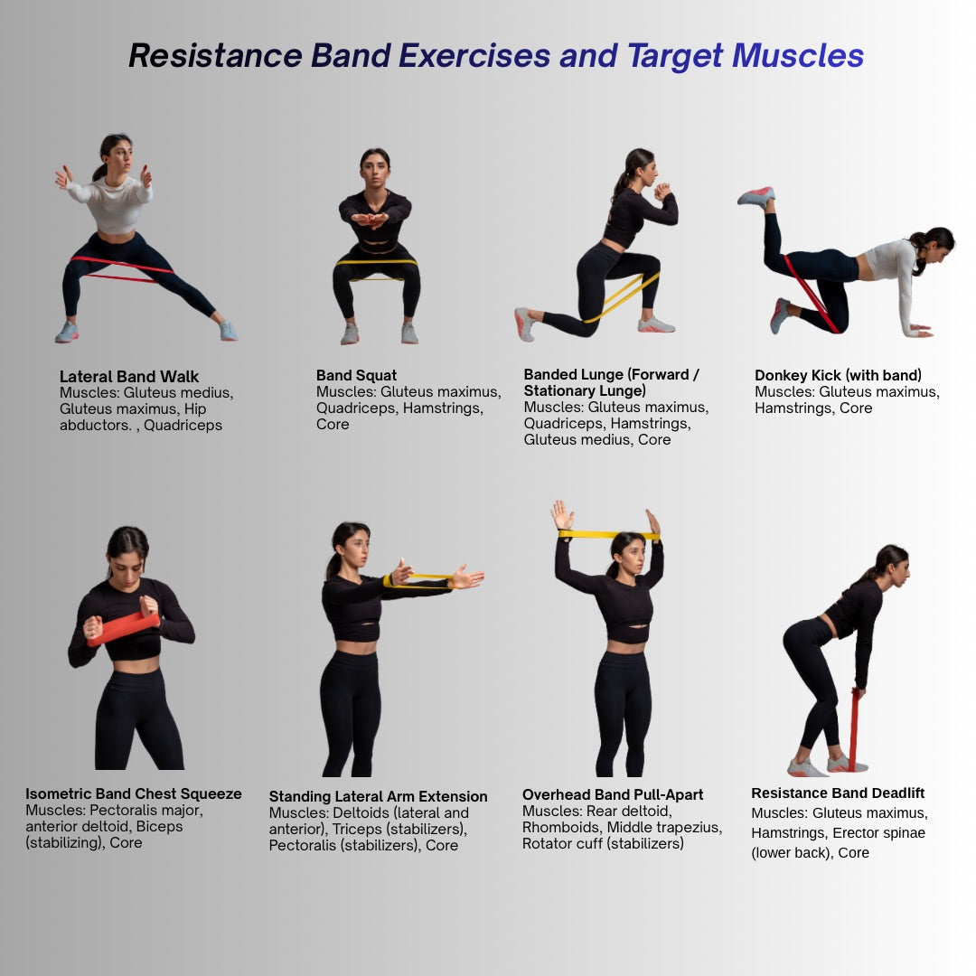 Mini Loop Resistance Band Set - Resistance Bands for Training